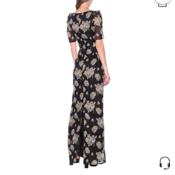 Floral Black Maxi Dress - Picture 6 of 14
